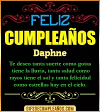 Frases de Cumpleaños Daphne